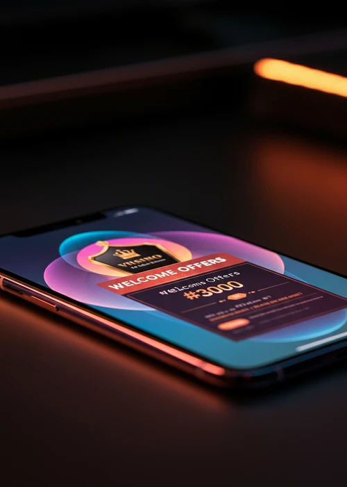 Bunny96 Casino bonus interface displaying active promotions like welcome packages and VIP rewards.